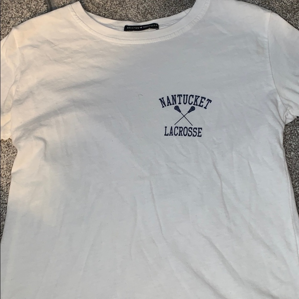 Brandy Melville Nantucket Lacrosse Tee